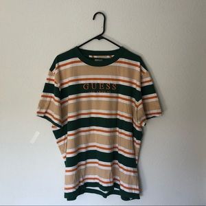 GUESS MEN T-SHIRT XL MULTICOLORED